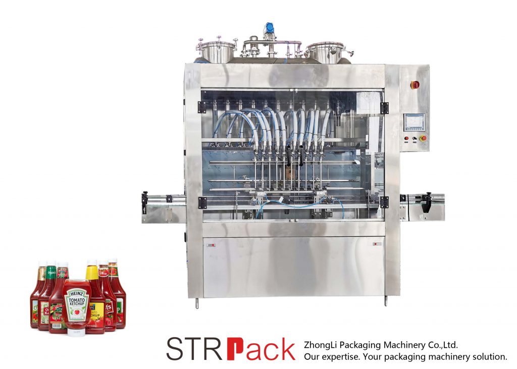 STRFP स्वचालित सॉस भरने की मशीन